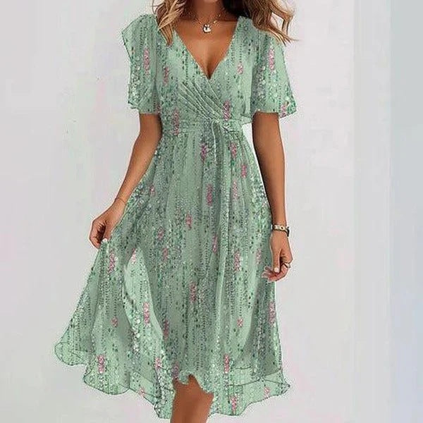 Loose Casual Women's Printed Dress