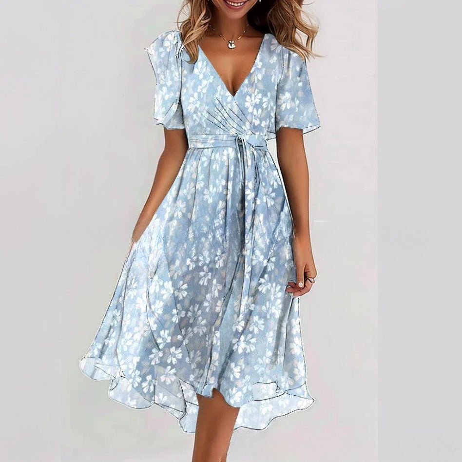 Loose Casual Women's Printed Dress