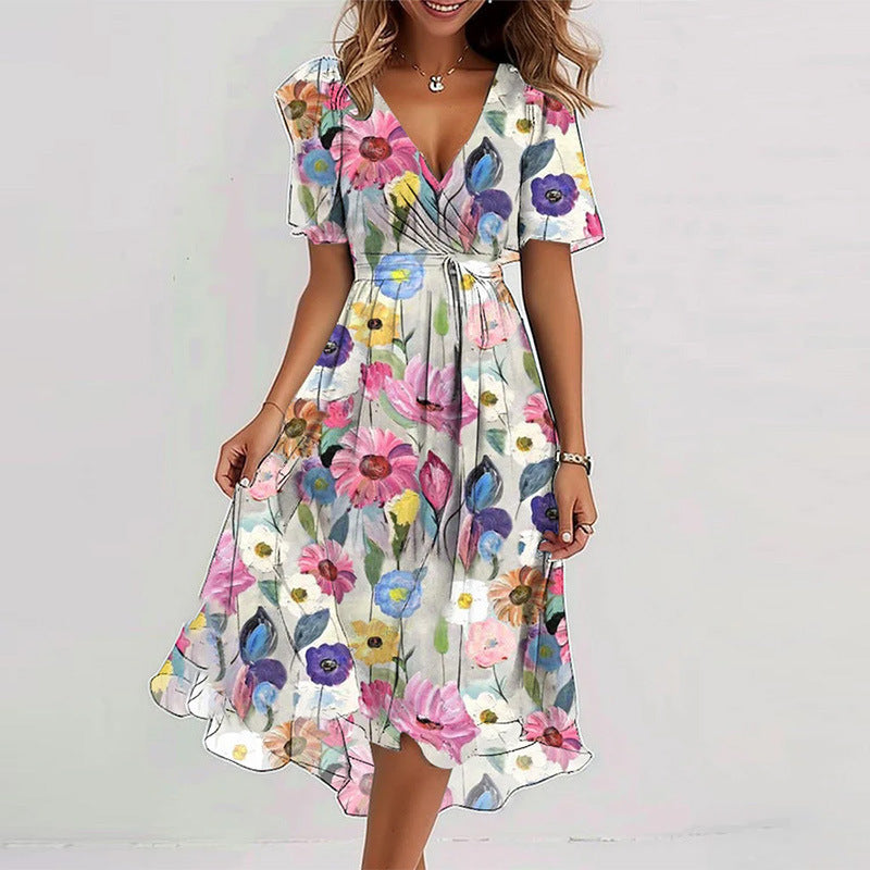 Loose Casual Women's Printed Dress