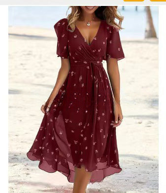 Loose Casual Women's Printed Dress