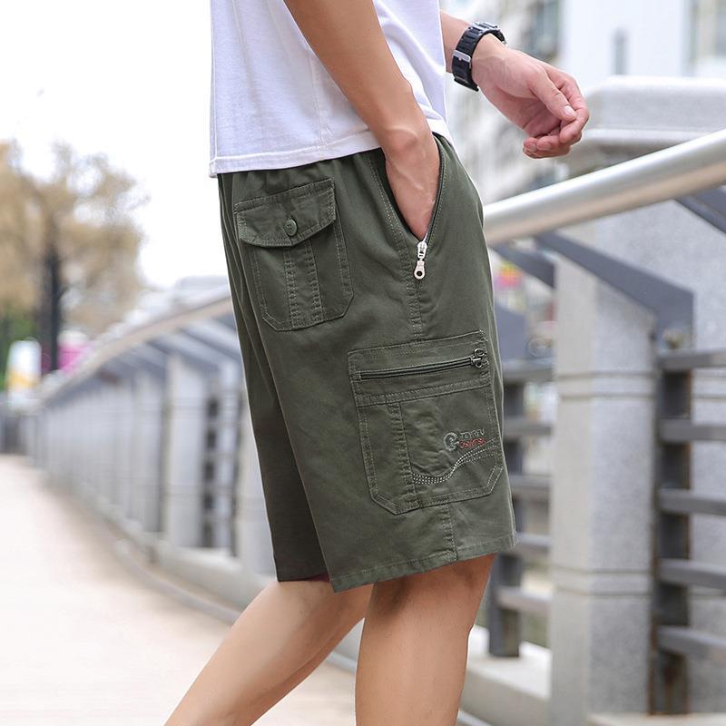 Men's Outer Wear Thin Fifth Pants Loose Big Pants