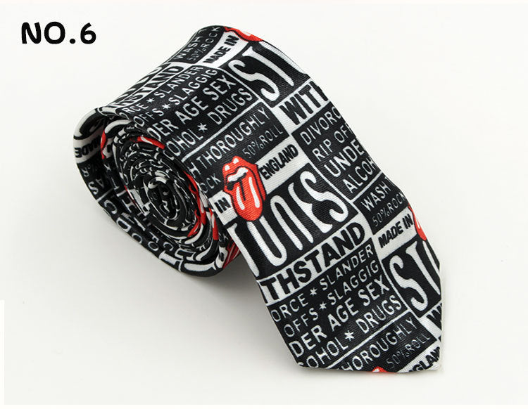Casual British Pattern Small Tie