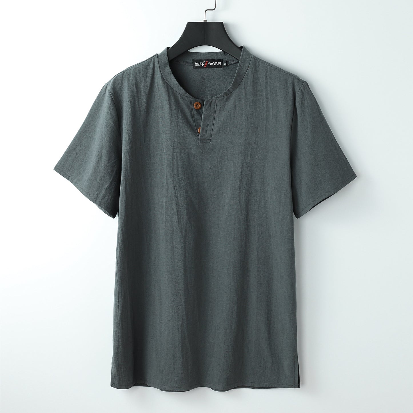 Summer Loose Linen V-neck Short Sleeve