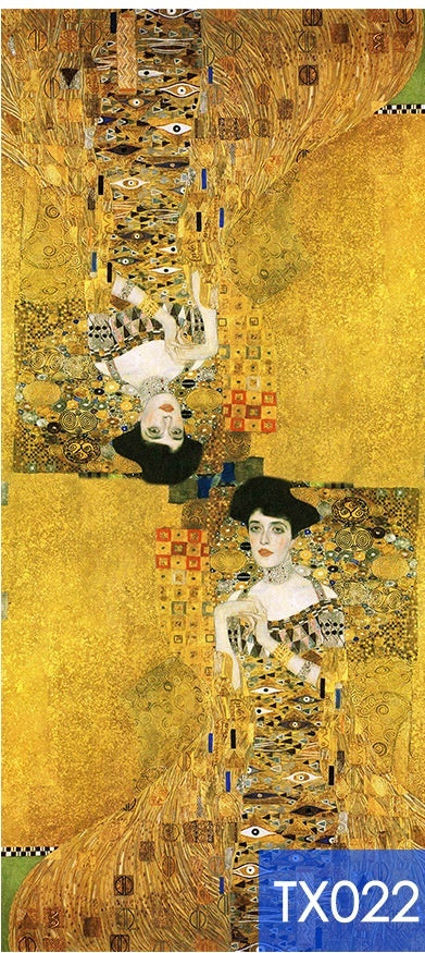 Tassel Digital Printing Scarf Cashmere Oil Painting Shawl