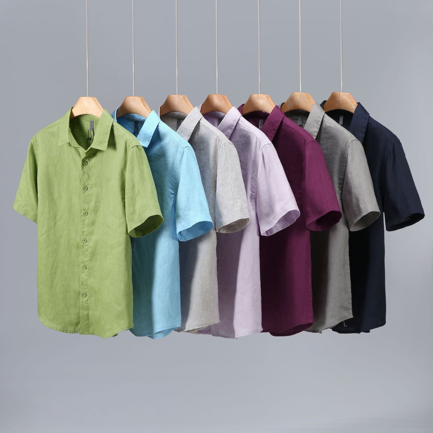 Men's Youth Casual Short-sleeved Shirt