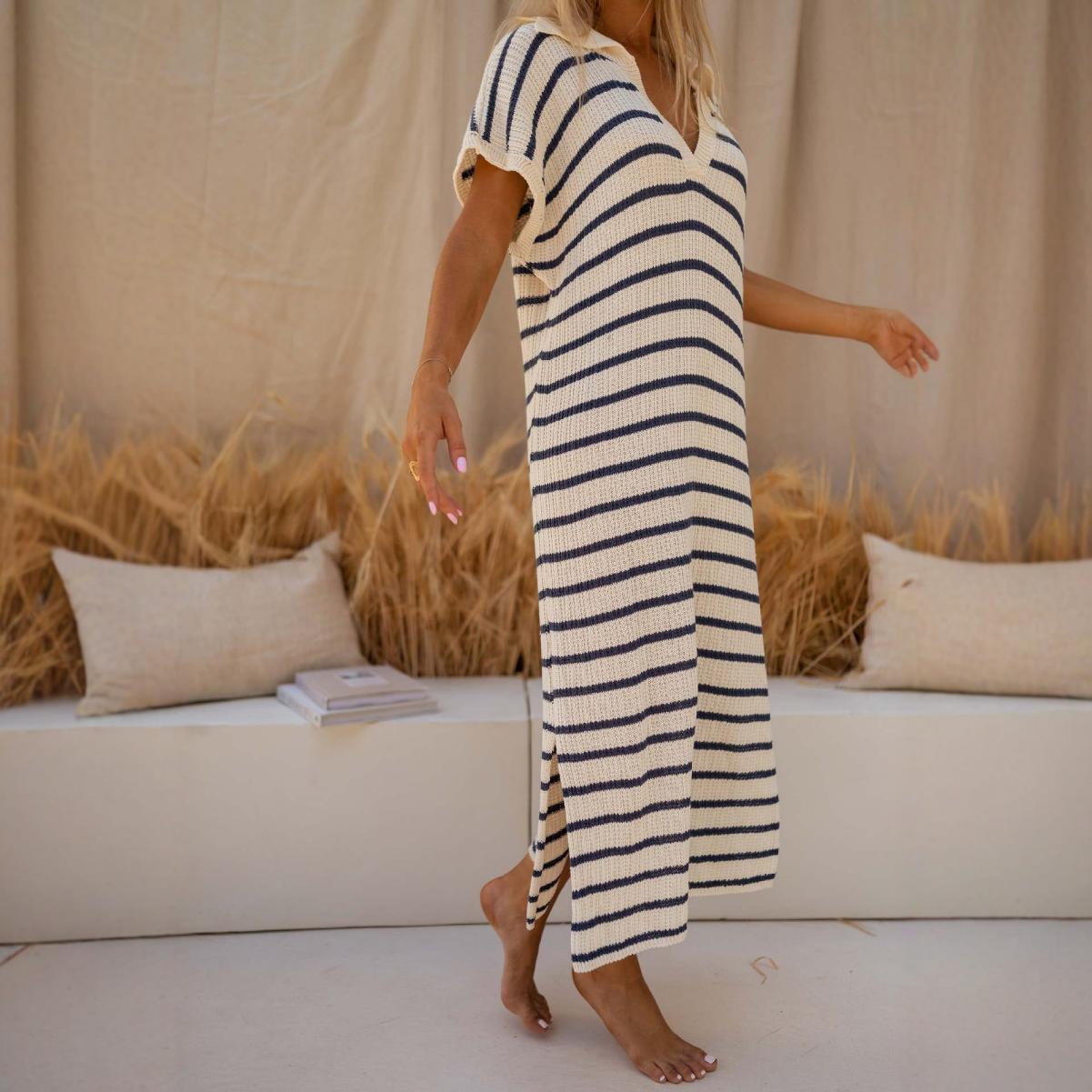 Beach Dress Sexy Knitted Beach Bikini Swimsuit Blouse Sun-protective