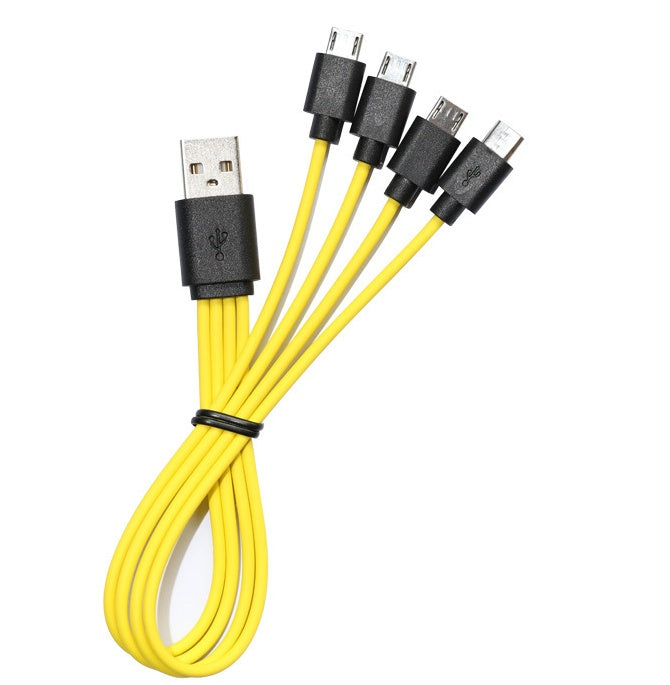 Simple Four In One Usb Charging Cable