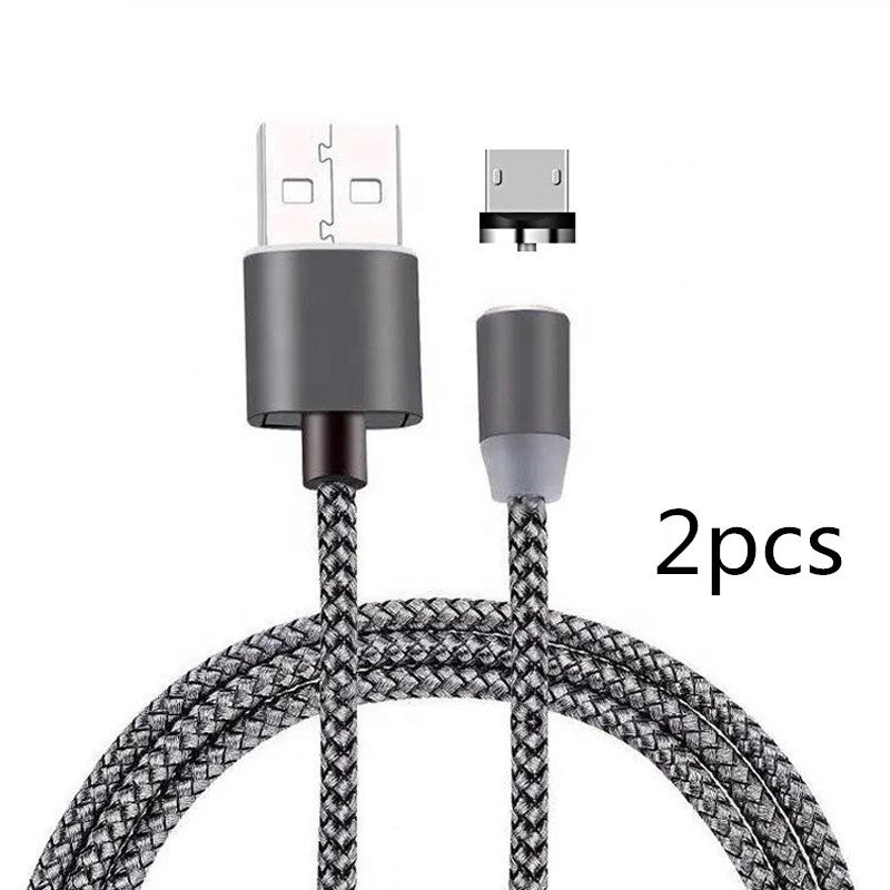 Android Type c Three-in-One Magnetic Suction Head Charging Cable