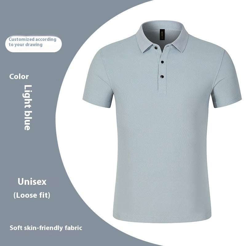 Cotton Short-sleeved Cultural Business Polo Shirt