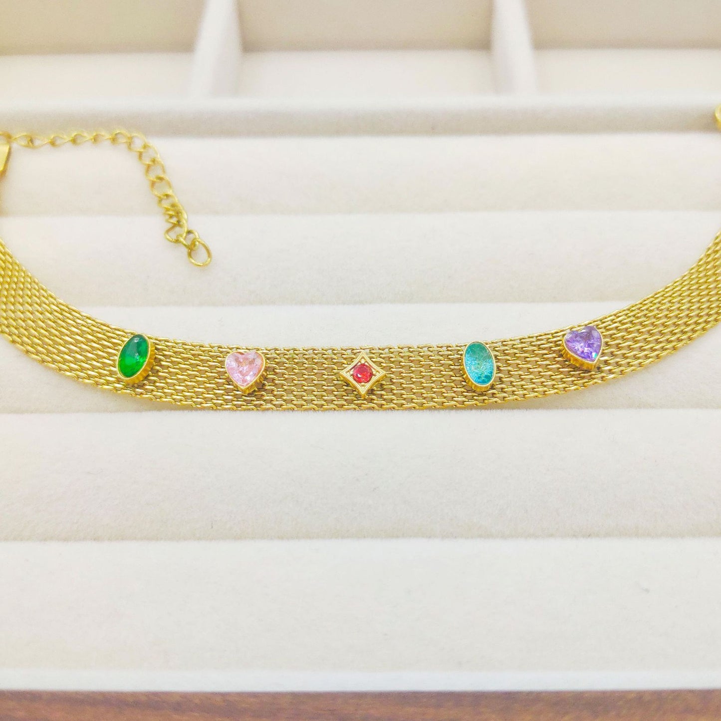 Gold-plated Korean Fashion Woven Bracelet