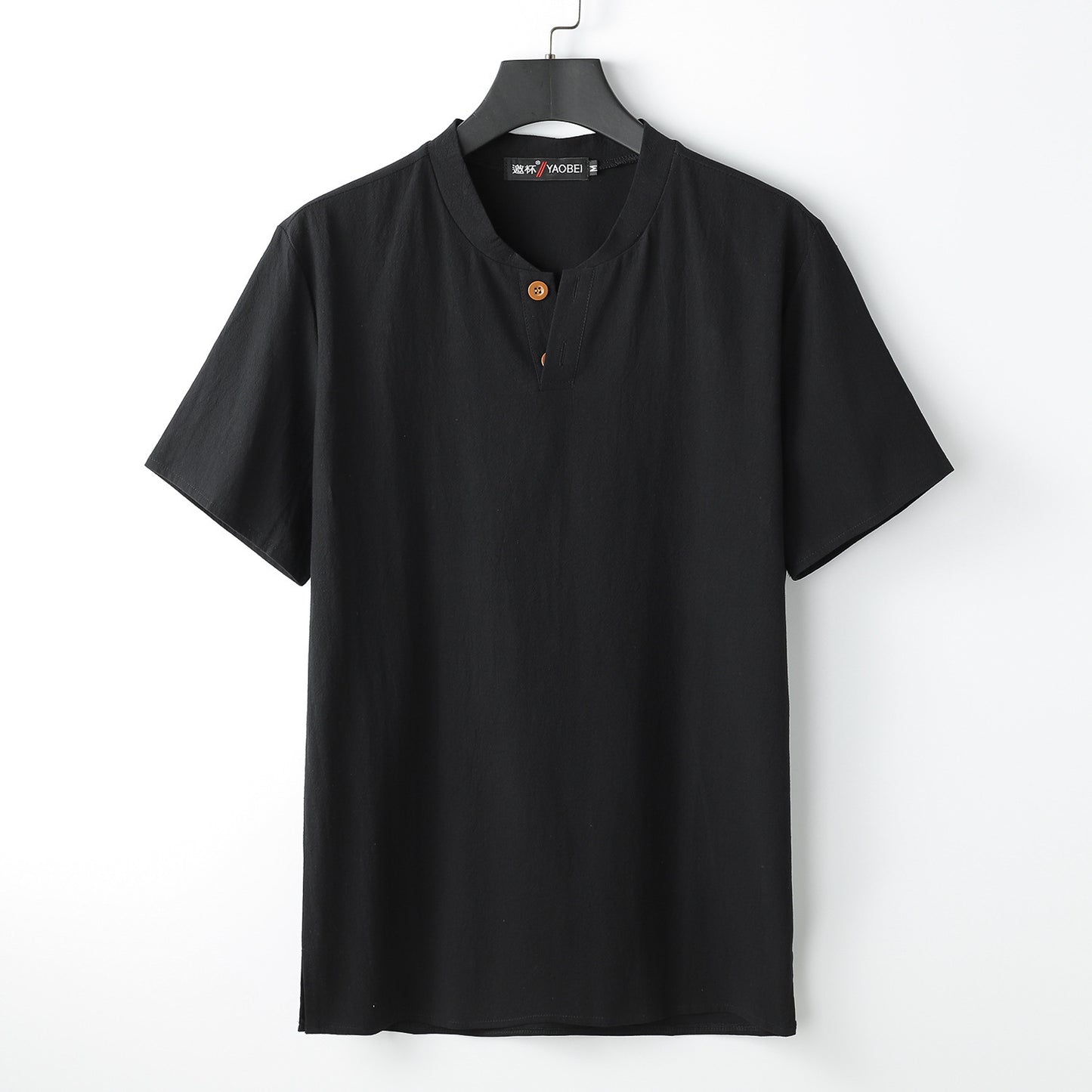 Summer Loose Linen V-neck Short Sleeve