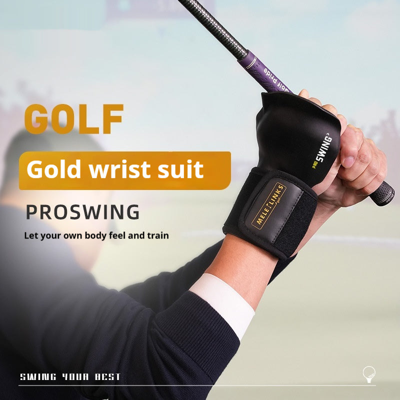 Golf Gold Suit Wrist Holder Swing Simulator Training Arm Bracket