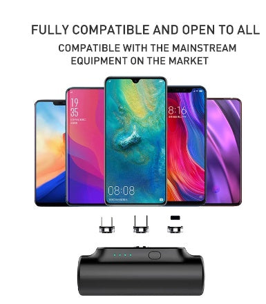 Magnetic Power Bank 3000 MAh Is Suitable For Mobile Power Mini Portable 18650 Charging