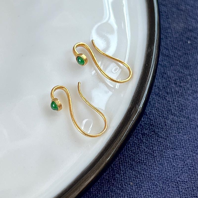 Retro Style Classical Chinese Elements New Chinese Style Earrings