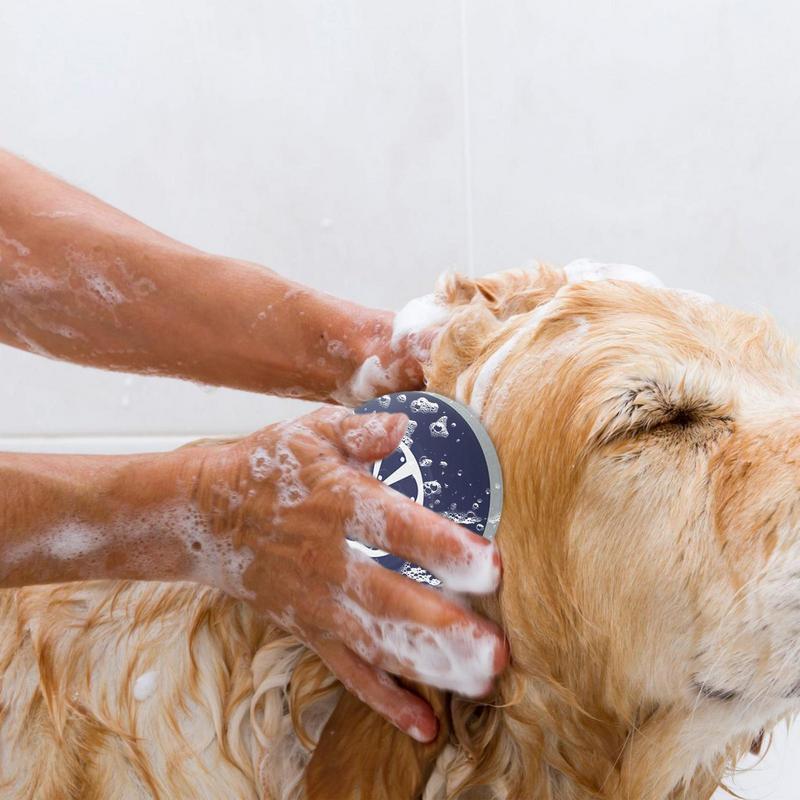 Dog Shampoo Brush 3 In 1 Dog Shampoo Brush Massage Points Dog Wash Brush Dog Scrubber For Bath Provide Quick And