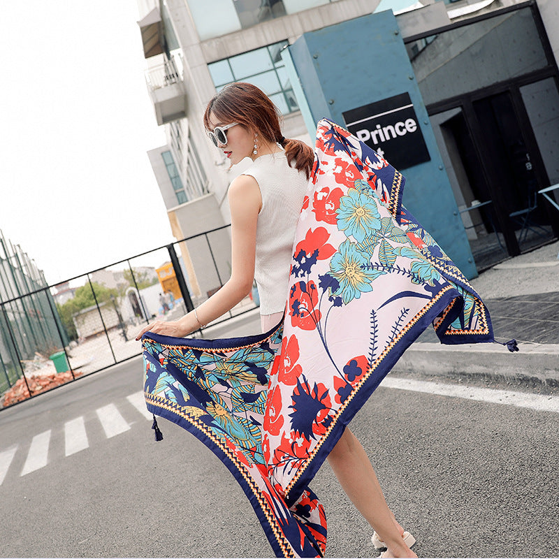 Ethnic Style Scarf Summer And Autumn Long Korean Style Scarf