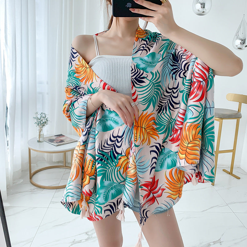 Ethnic Style Scarf Summer And Autumn Long Korean Style Scarf