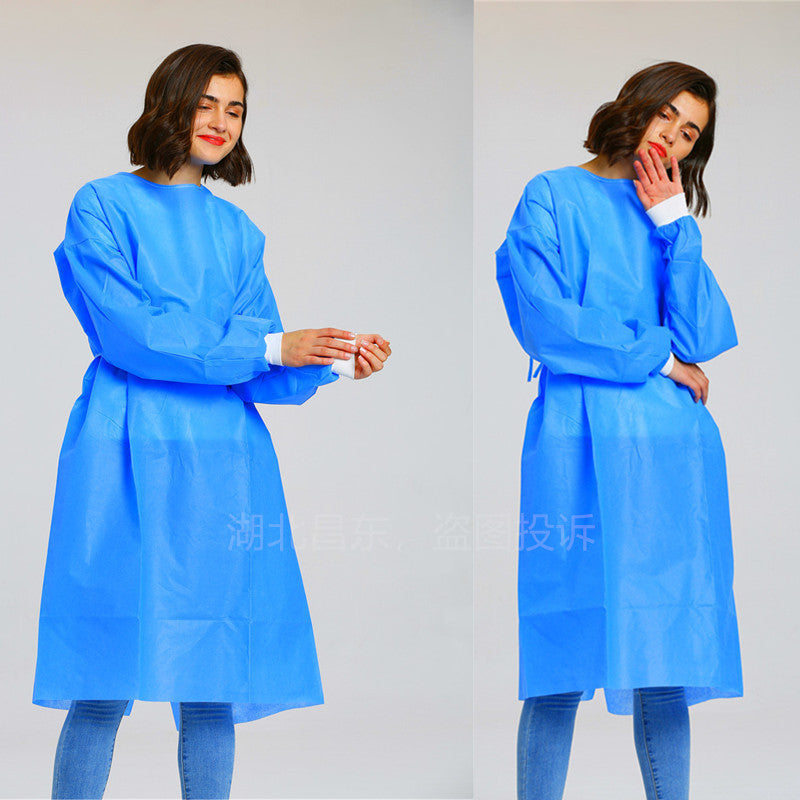 Disposable Isolation Suit Blue Protective Clothing