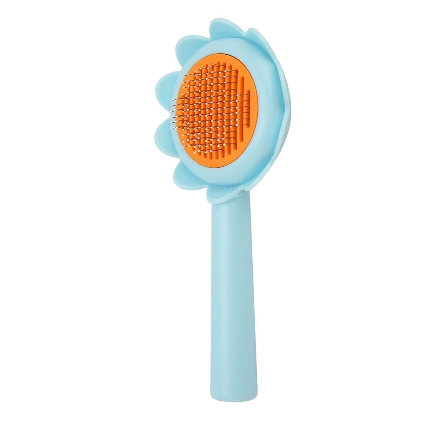 Cat Brush Dog Shedding Brush Flower Shape Stainless Steel Self Cleaning For Dog For Pet Supplies, Cat Grooming Brush, Self Cleaning Slicker Brushes For Dogs Cats Grooming Brush Tool