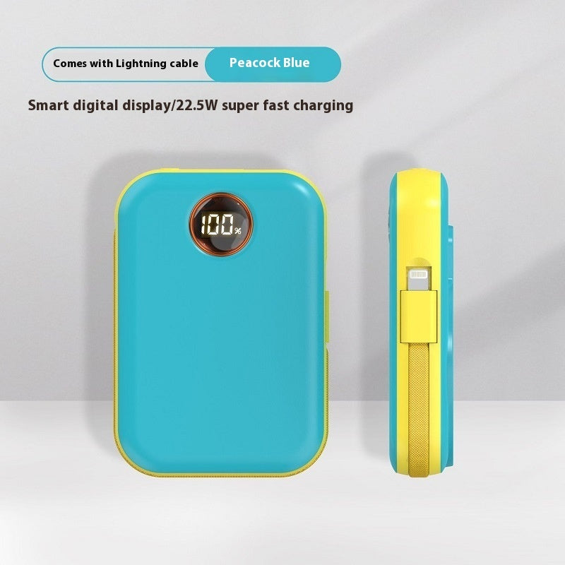 Magnetic With Cable Digital Display Fast Charging Portable Power Supply