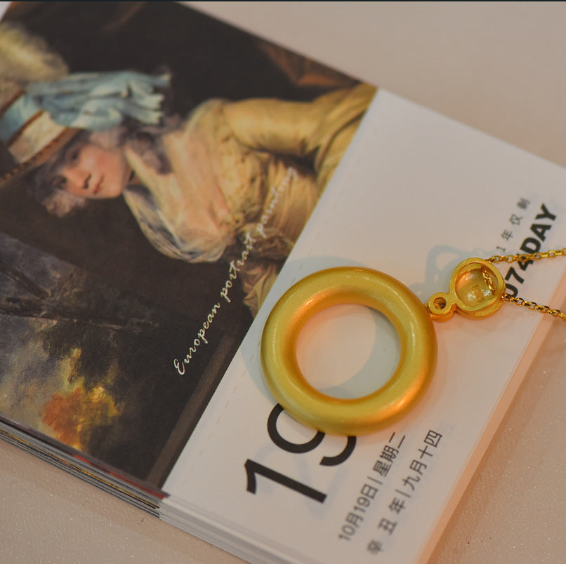 Smiling Sterling Silver Pearl Necklace