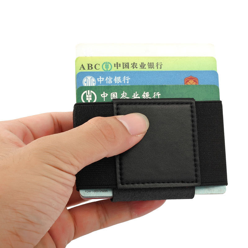 Minimalist Ultra-thin Wallet Credit Card Case Elastic Band
