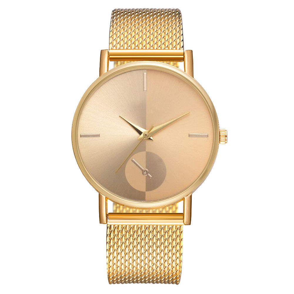 Plastic mesh strap watch