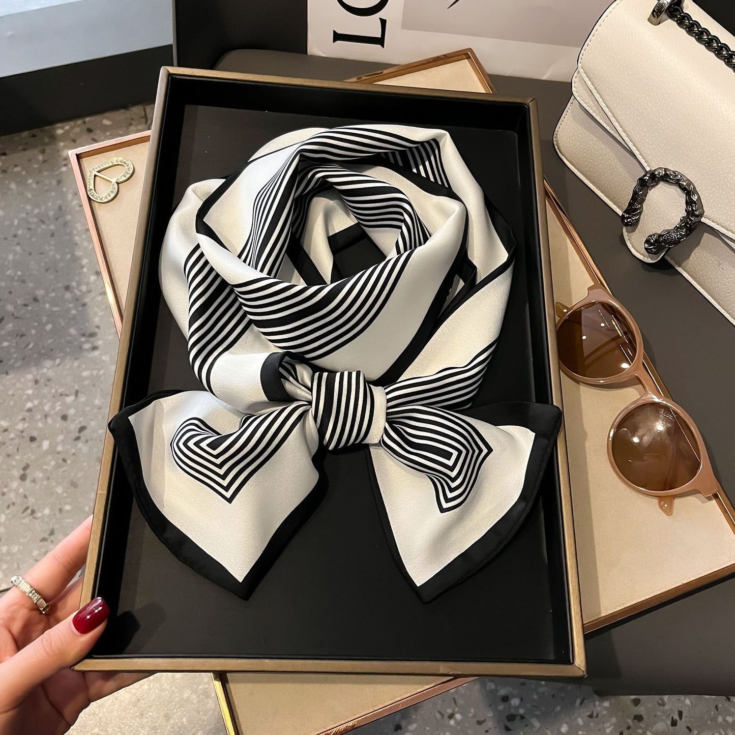 Fashion Silk High-grade Shawl Scarf