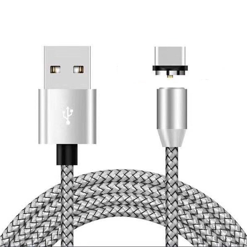 Android Type c Three-in-One Magnetic Suction Head Charging Cable