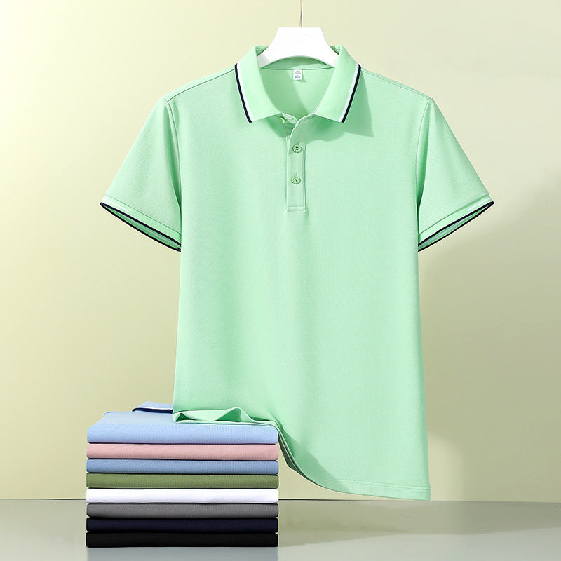 Men's And Women's Work Clothes Lapel Polo