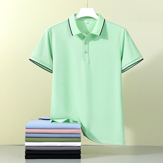 Men's And Women's Work Clothes Lapel Polo