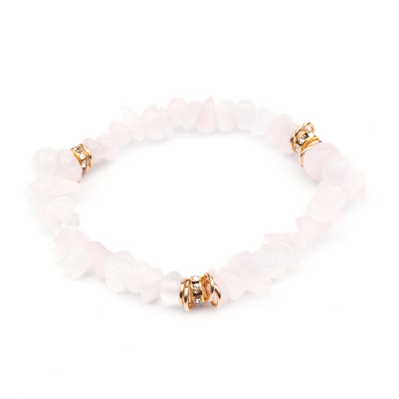European And American Natural Stone Beaded Bracelet For Women