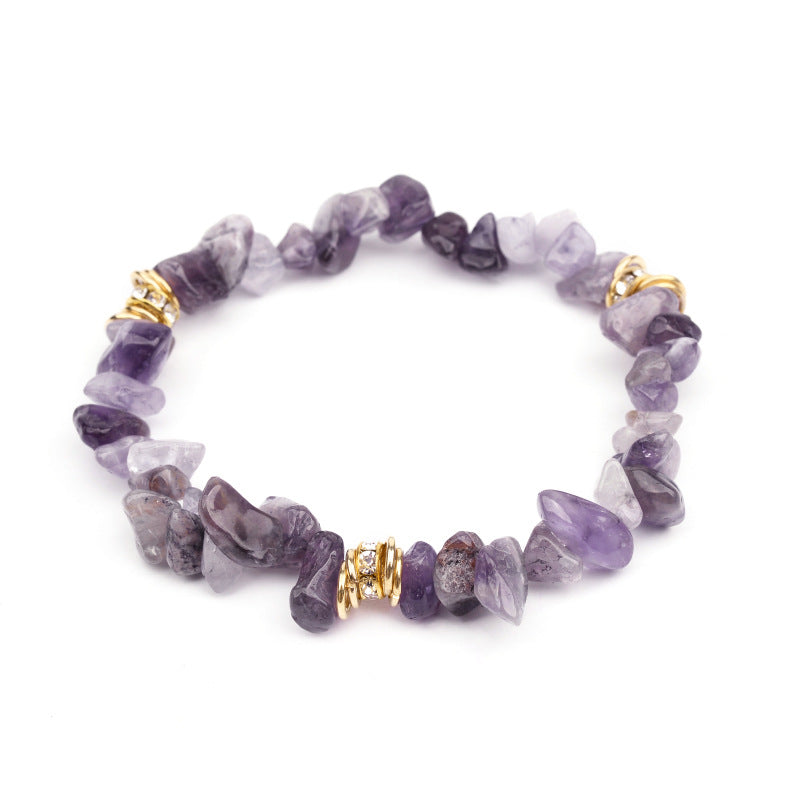 European And American Natural Stone Beaded Bracelet For Women