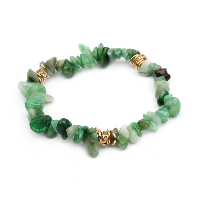 European And American Natural Stone Beaded Bracelet For Women