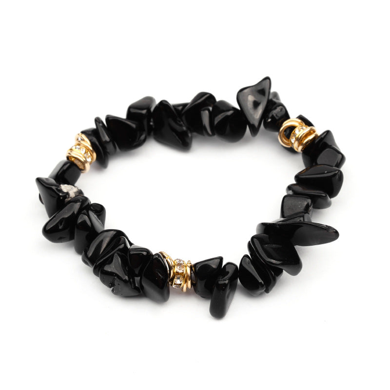 European And American Natural Stone Beaded Bracelet For Women