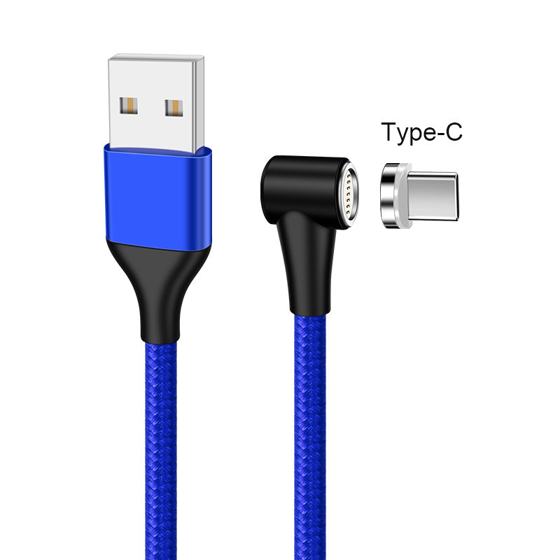 Braided magnetic data cable three-in-one fast charging cable