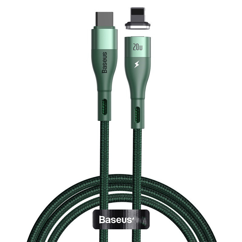 Compatible with Apple, Baseus Apple Iphone12 Mobile Phone Charging Cable Zinc Magnetic Fast Charging Data Cable PD20w Charging Cable Magnetic