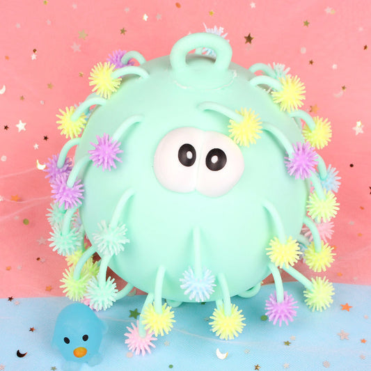 Glow Flash Ball Kids Toy Decompression Anti Stress In The Dark Light Glowing Toys LED Stars Shine Puffer ball Hedgehog Funny Toy
