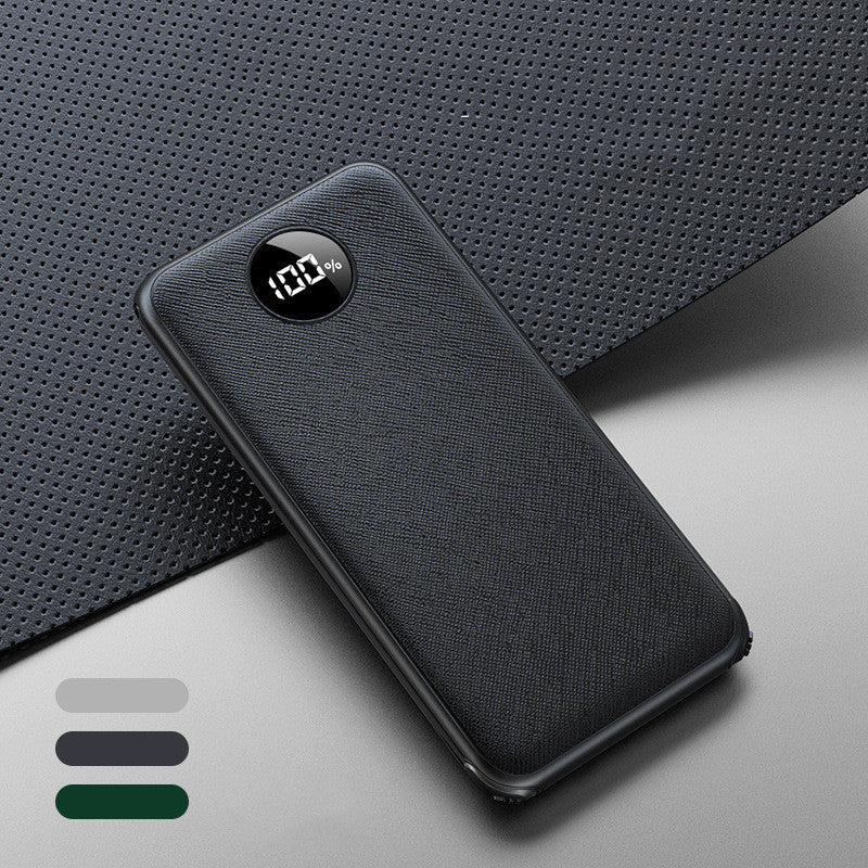 Three-In-One Fast Charging Mobile Power Bank With Large Capacity And Self-Contained Line