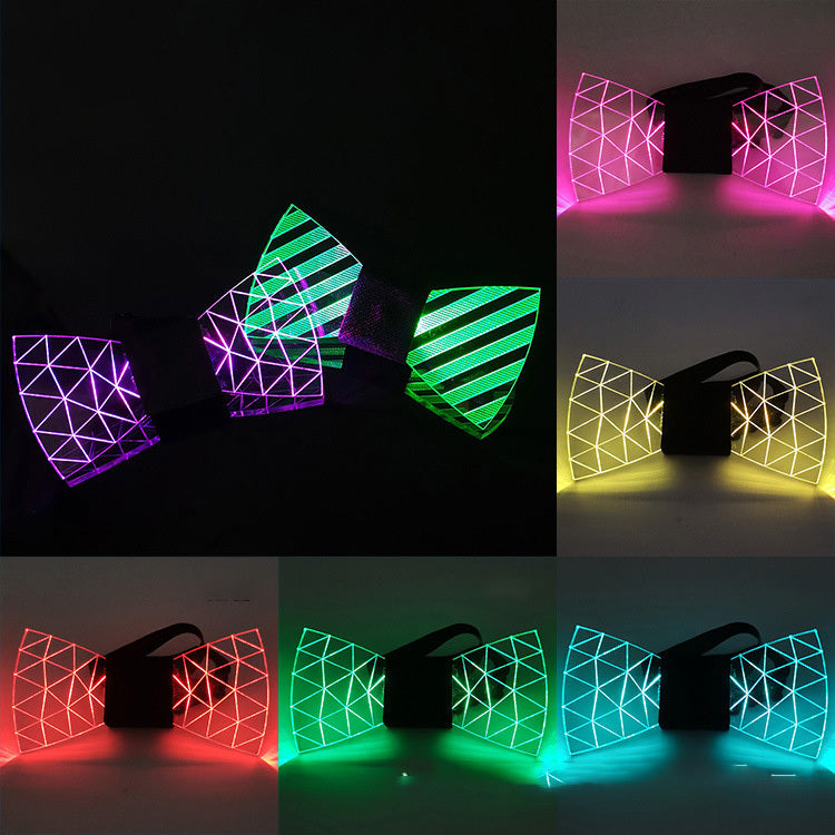 Led Acrylic Luminous Bow Tie