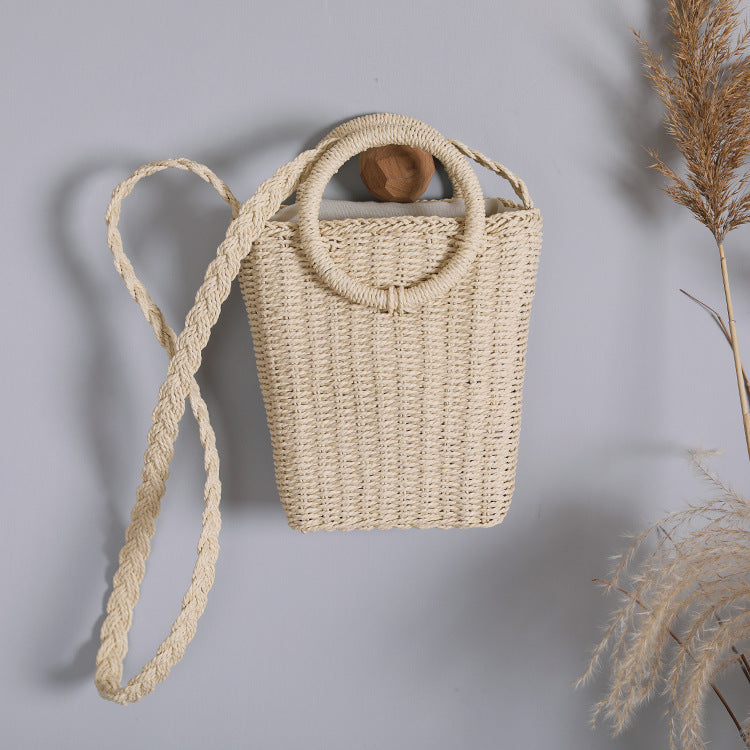 Fashion Straw Bag Single-Shoulder Diagonal Bag