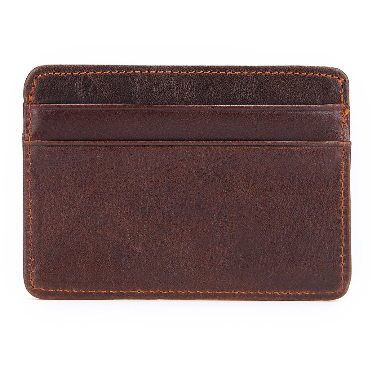 Leather Wallet Oil Wax Leather Multi-Card Bag Retro Cowhide Coin Purse Card Holder