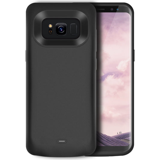 Back clip battery charging treasure s8s9 fast charge wireless large capacity mobile power phone case