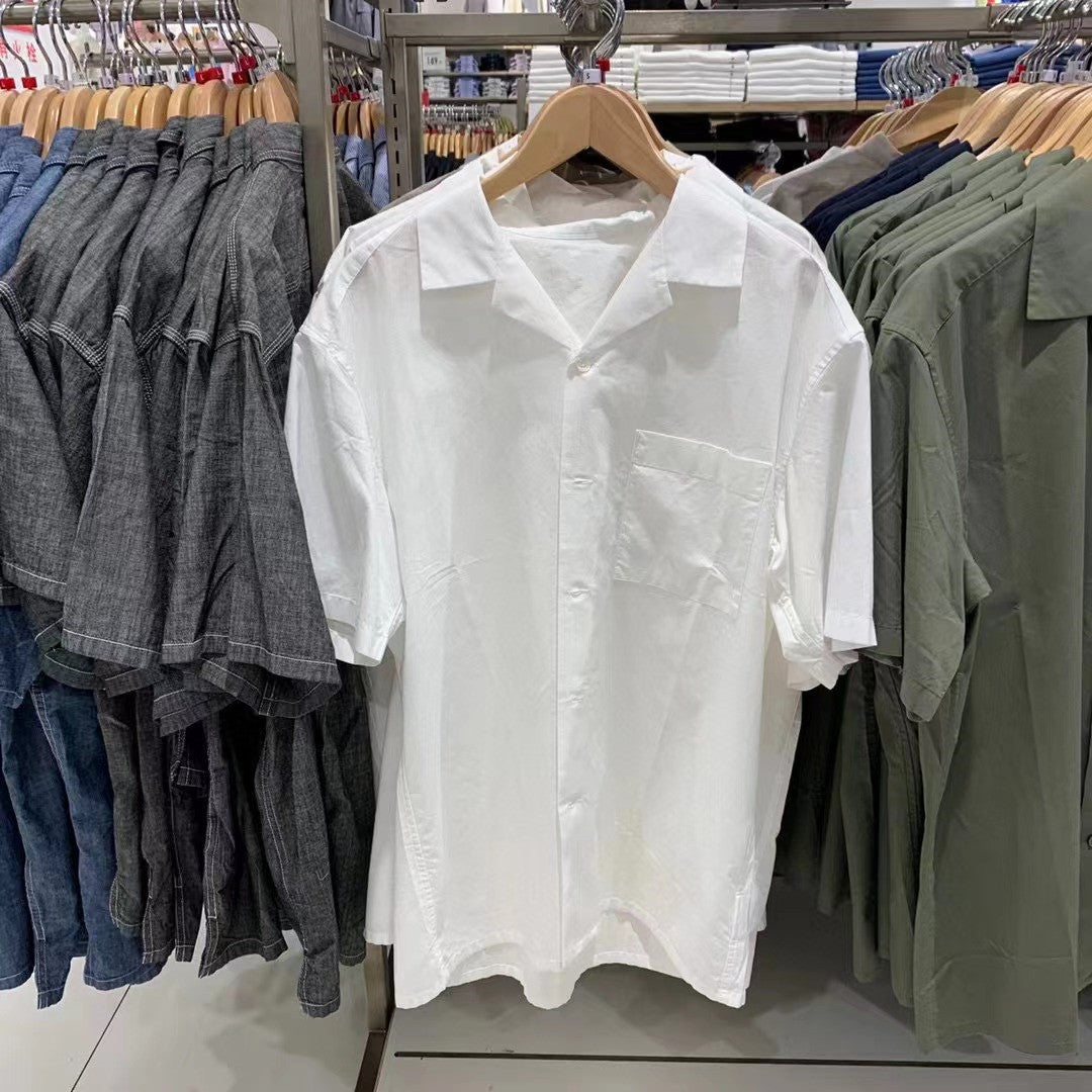 Men's Modal Cotton Blended Open Collar Shirt