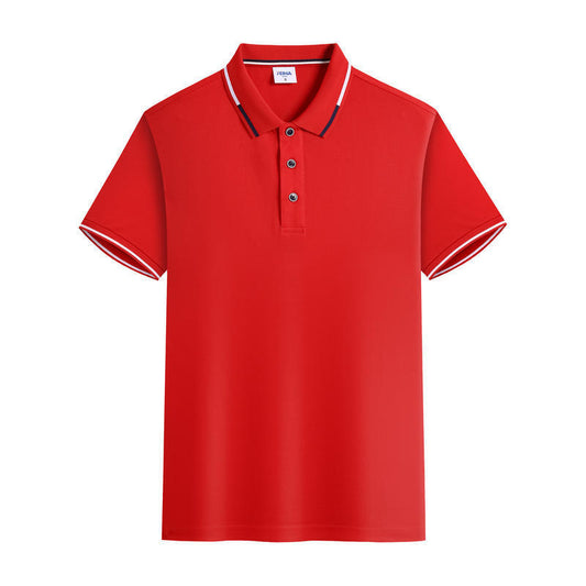 Summer Sweat-proof Workshop Polo Shirt Work Clothes Set