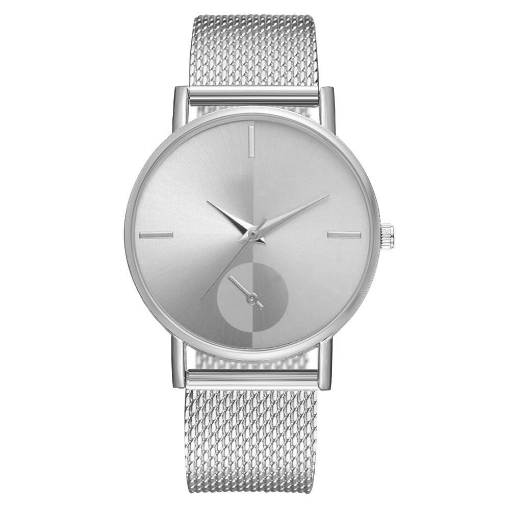 Plastic mesh strap watch
