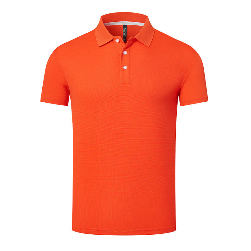 Summer Breathable Anti-wrinkle Solid Color Polo Shirt