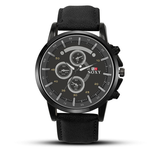 Imitation three-eye quartz watch