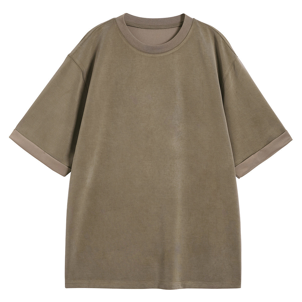 Drape Knit T-shirt Men's Loose Casual