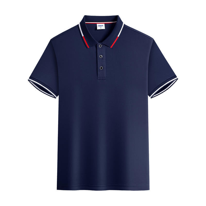 Summer Sweat-proof Workshop Polo Shirt Work Clothes Set